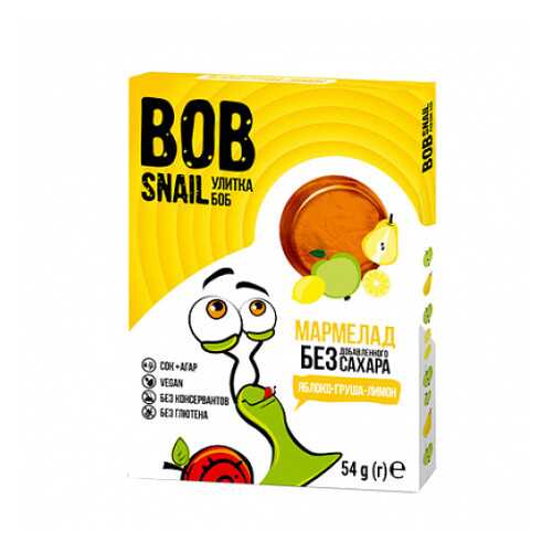 Мармелад фруктовый Яблоко, груша, лимон Bob Snail 54 г в Самбери