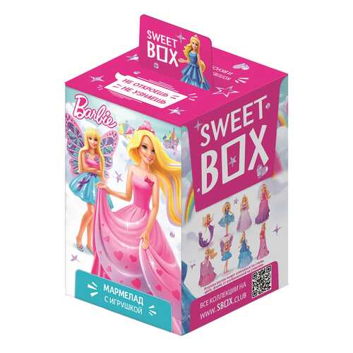 Мармелад Sweet box barbie с игрушкой в коробочке 10 г в Самбери