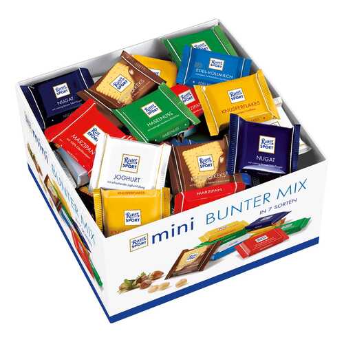 Набор мини-шоколада Ritter Sport bunter mix 1400 г в Самбери