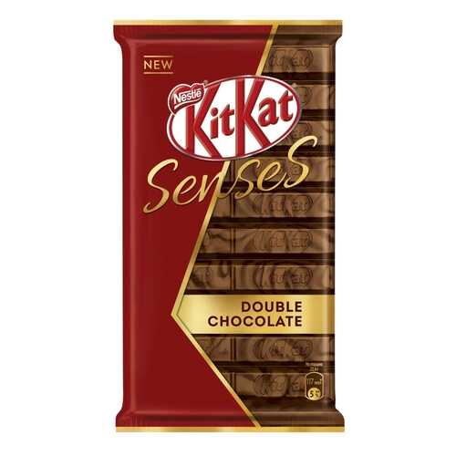 Шоколад молочный и темный Kit-Kat senses double chocolate с хрустящей вафлей 112 г в Самбери