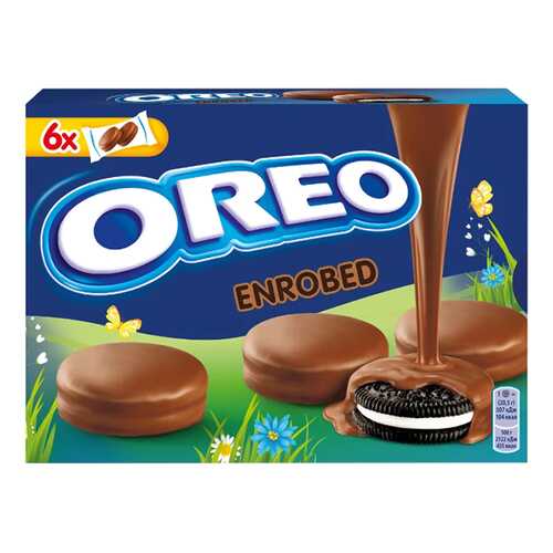 Печенье Oreo с ванильным вкусом в молочном шоколаде 246 г в Самбери