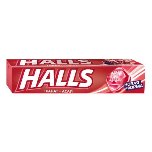 Леденцы Halls со вкусом граната и ягод асаи 12*25 г в Самбери