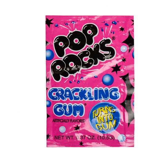 Жевательная резинка с леденцами Pop Rocks Bubblegum 11г Испания в Самбери