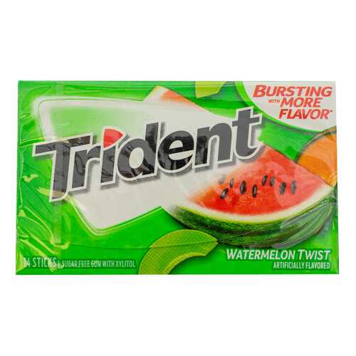 Жевательная резинка Trident Watermelon 26.6 г, США в Самбери